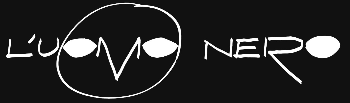The Uomo Nero logotype was designed by Anna Steiner