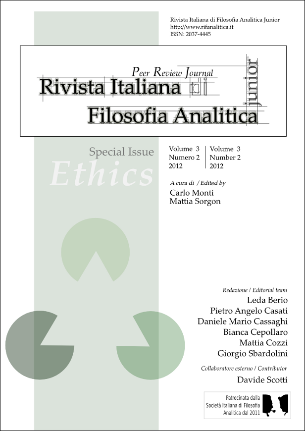 					View Vol. 3 No. 2 (2012): Ethics
				