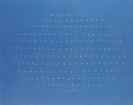 Lucio Fontana, "Concetto Spaziale", 1968, idropittura su tela, 73 x 92 cm., cat. gen. 68 B 16, © Fondazione Lucio Fontana, Milano