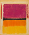 Mark Rothko, "Untitled (Violet, Black, Orange, Yellow on White and Red)," 1949: oil on canvas, 81 ½ x 66 inches (207 x 167.6 cm) - Solomon R. Guggenheim Museum, New York: Gift, Elaine and Werner Dannheisser and The Dannheisser Foundation, 1978: 78.2461