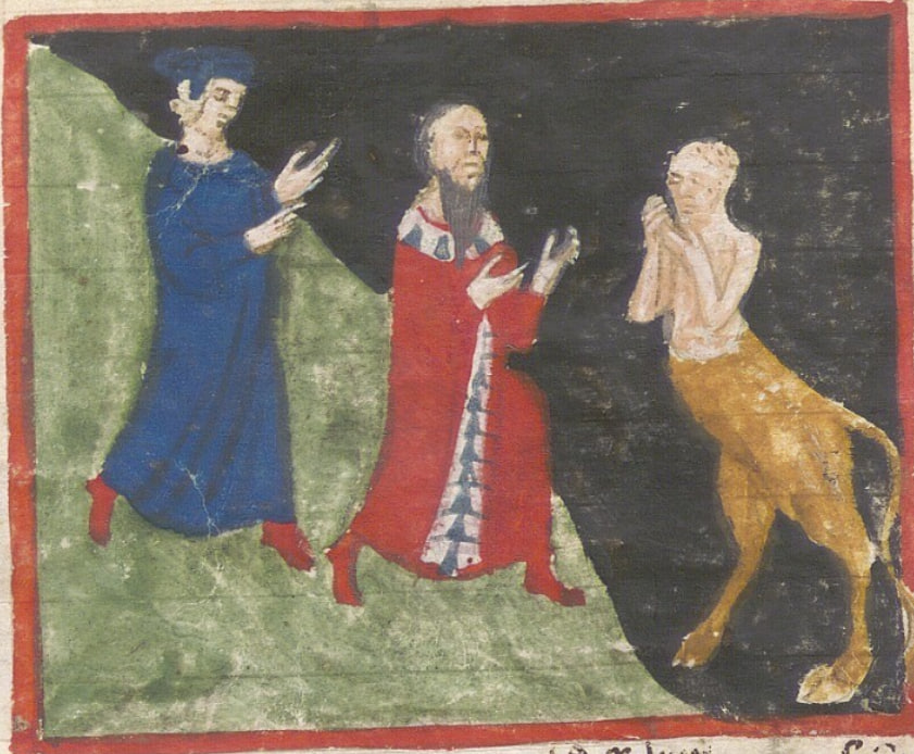 Dante, Virgil and the Minotaur