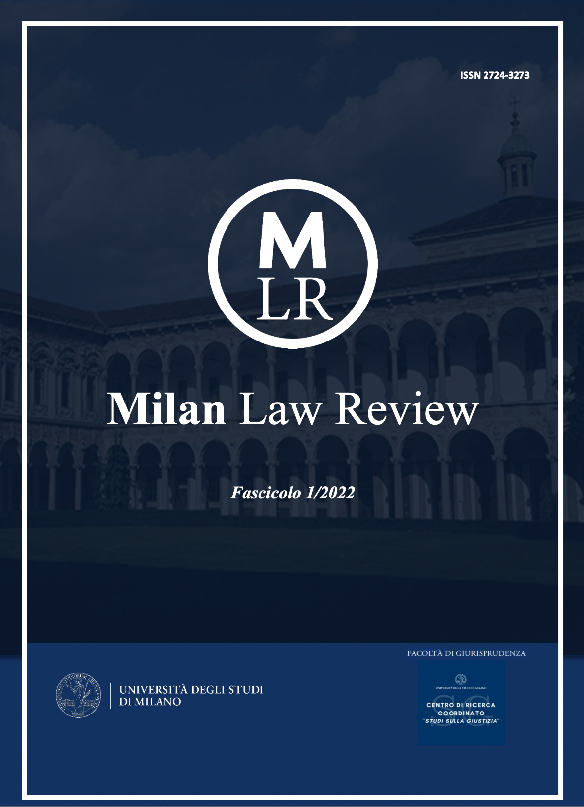 					Visualizza V. 3 N. 1 (2022): Milan Law Review
				