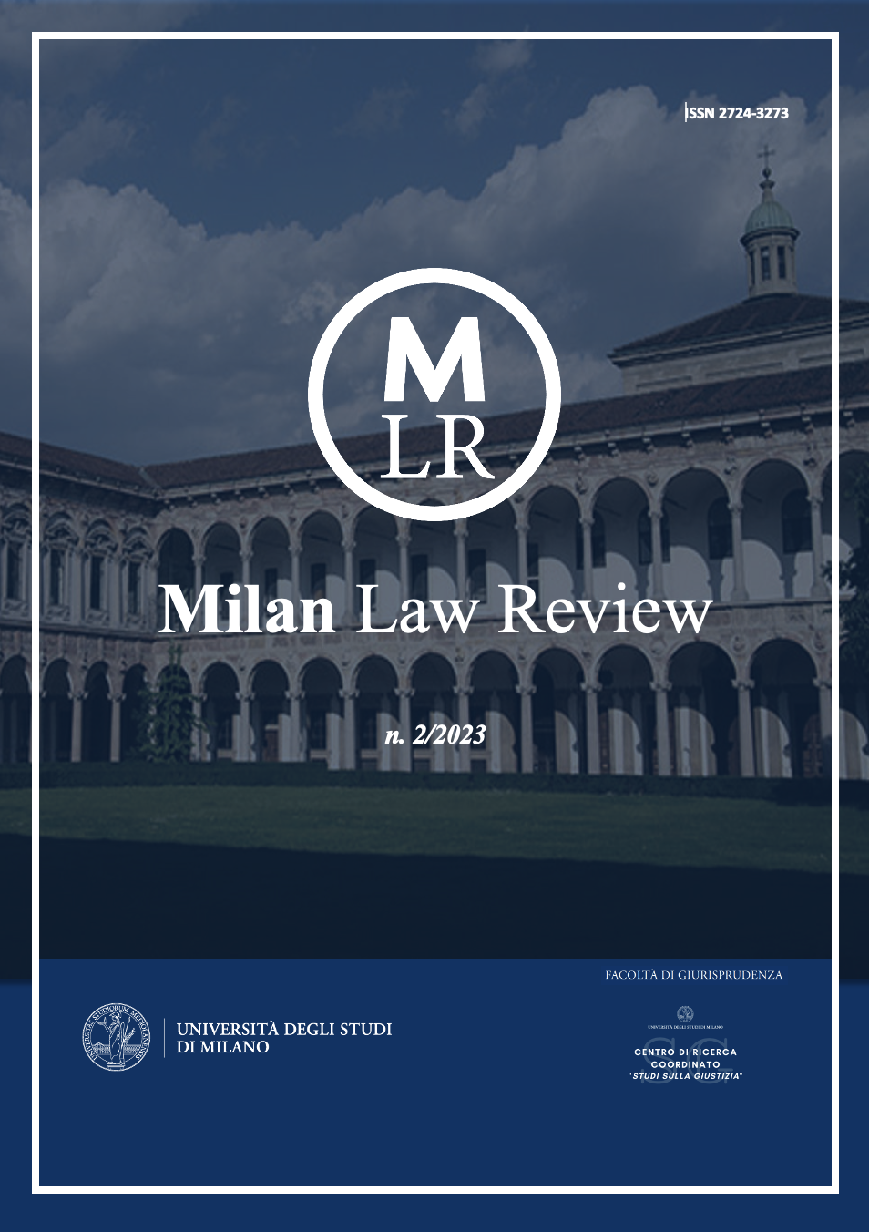 					Visualizza V. 4 N. 2 (2023): Milan Law Review
				