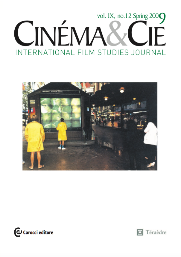 					View Vol. 9 No. 12 (2009): Cinéma et art contemporain III/Cinema and Contemporary Visual Arts III 
				